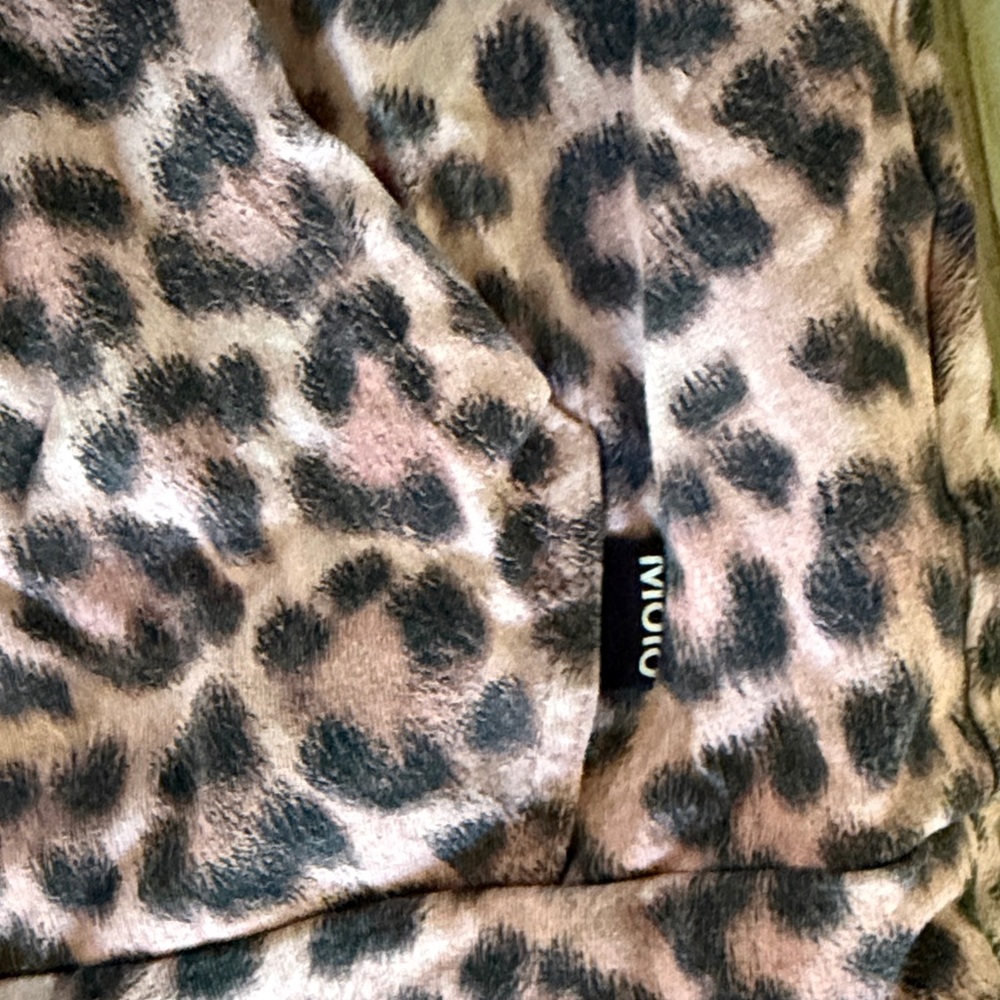 Molo Pink and Black Leopard Print Hoodie - Picture 3 of 4